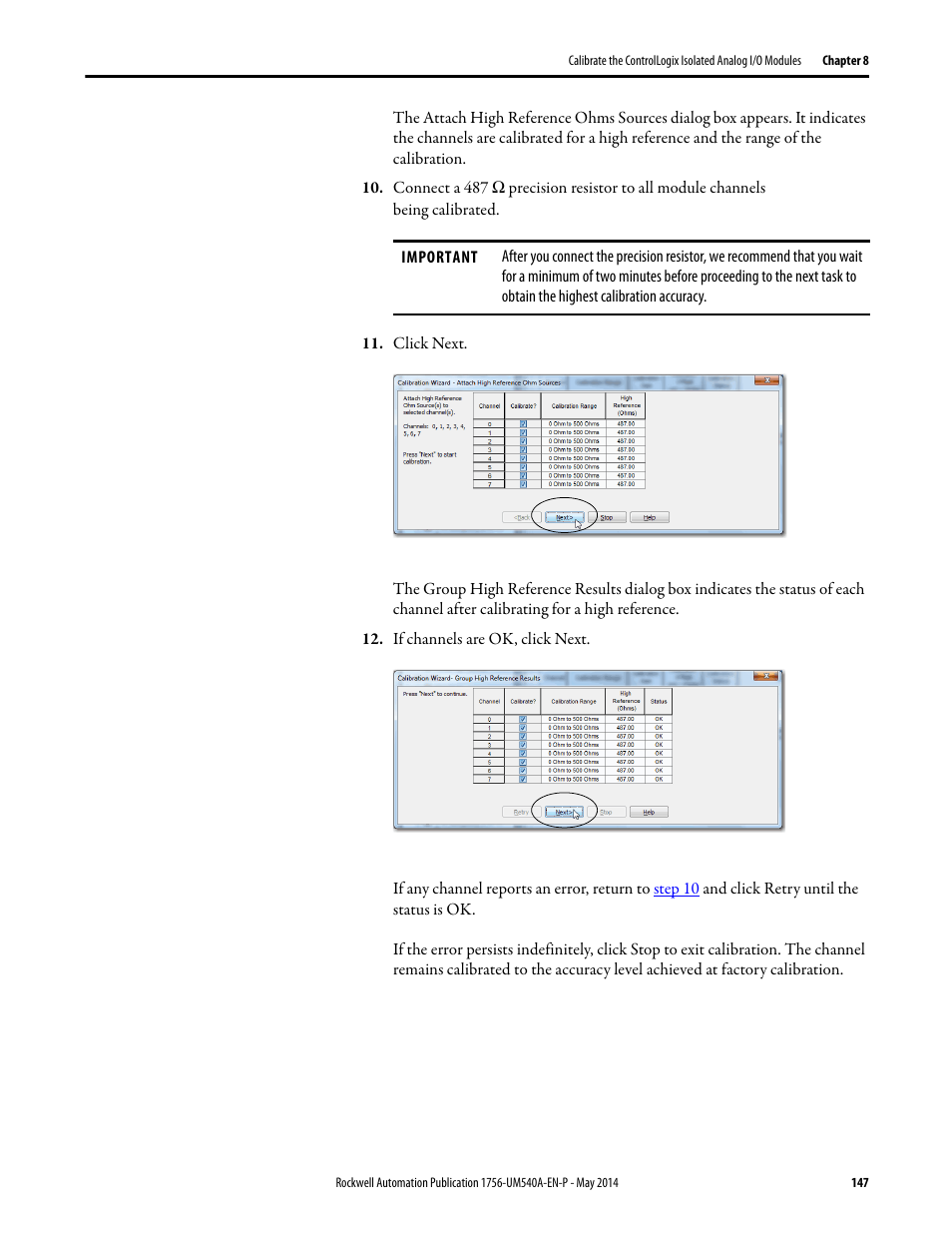 Rockwell Automation 1756-OF8I ControlLogix Eight-channel Isolated Analog I/O Modules  User Manual | Page 147 / 208
