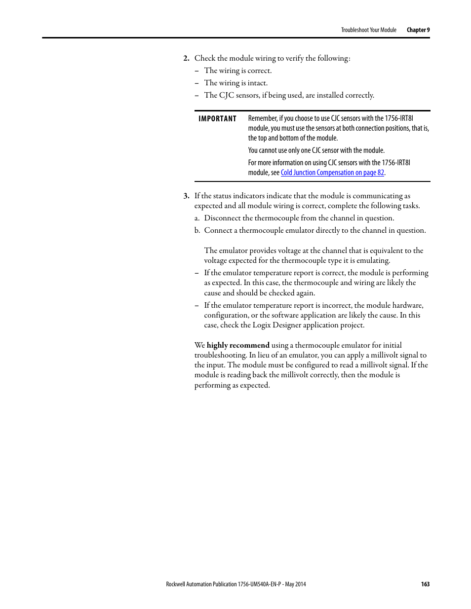 Rockwell Automation 1756-OF8I ControlLogix Eight-channel Isolated Analog I/O Modules  User Manual | Page 163 / 208