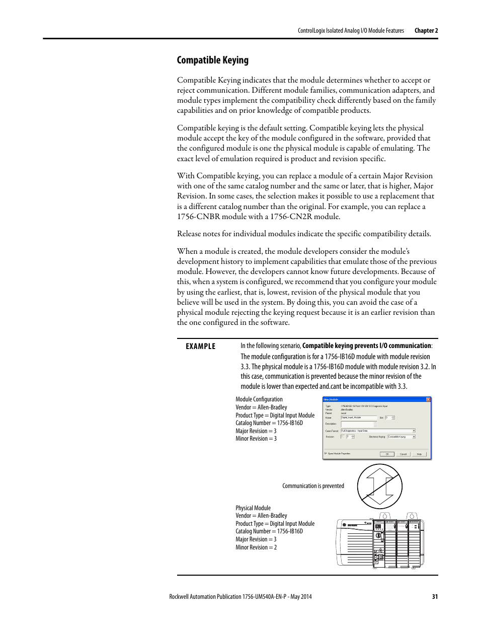 Compatible keying | Rockwell Automation 1756-OF8I ControlLogix Eight-channel Isolated Analog I/O Modules  User Manual | Page 31 / 208