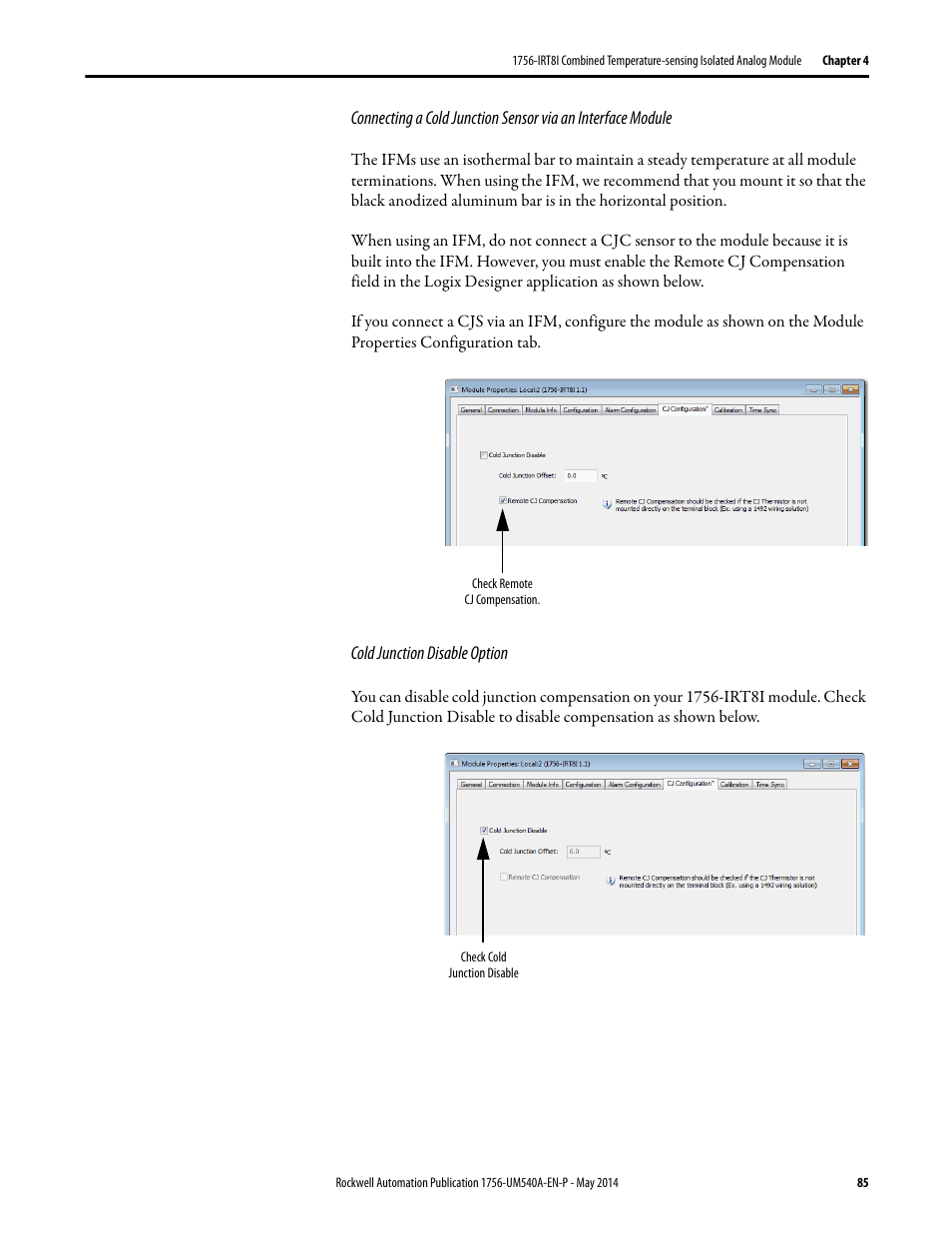 Rockwell Automation 1756-OF8I ControlLogix Eight-channel Isolated Analog I/O Modules  User Manual | Page 85 / 208