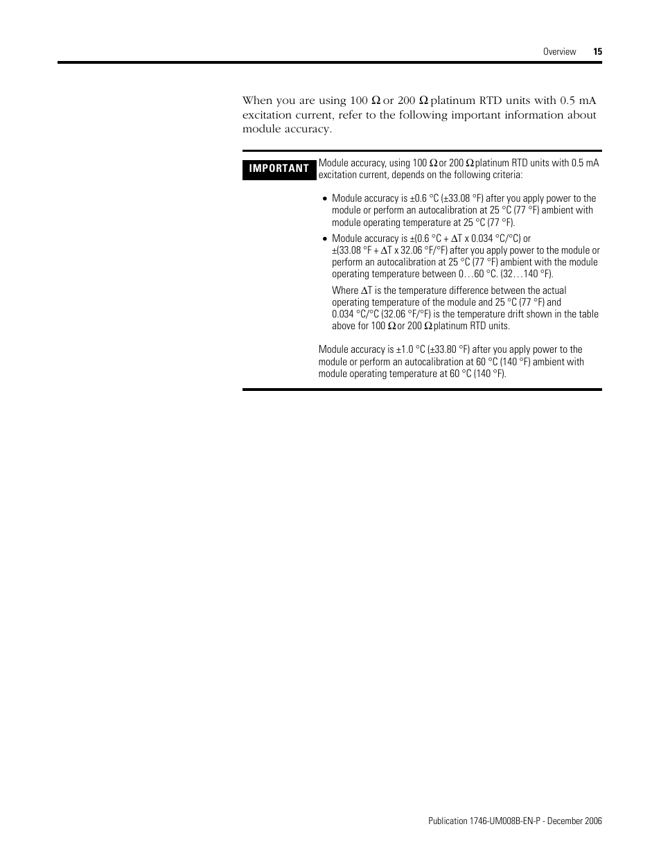 Rockwell Automation 1746-NR4 SLC RTD/Resistance Input Module User Manual User Manual | Page 15 / 148