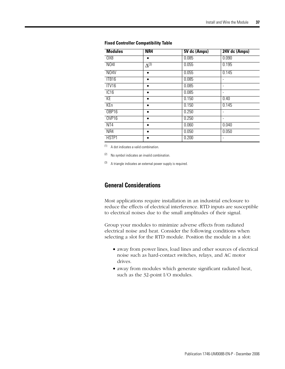 General considerations | Rockwell Automation 1746-NR4 SLC RTD/Resistance Input Module User Manual User Manual | Page 37 / 148