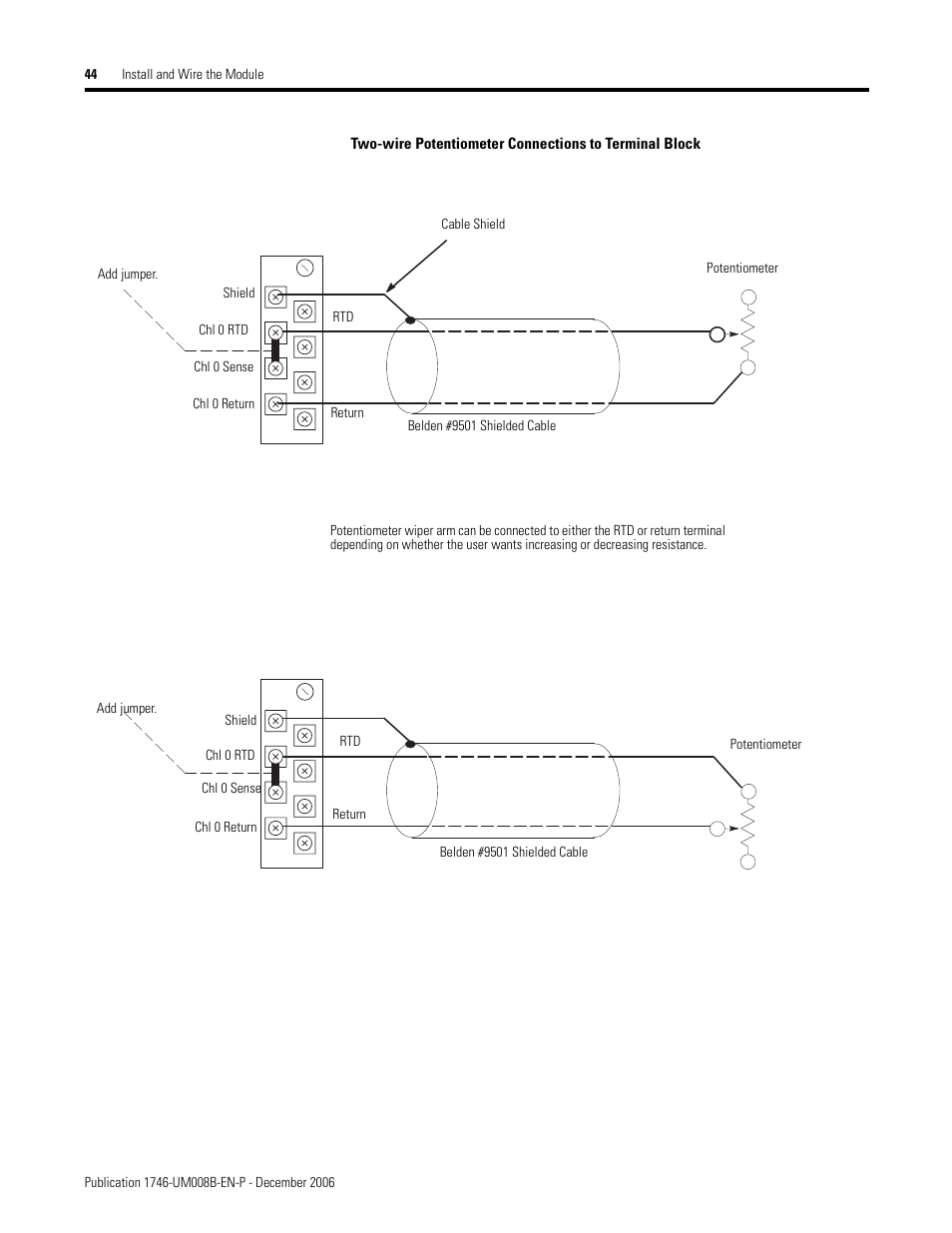 Rockwell Automation 1746-NR4 SLC RTD/Resistance Input Module User Manual User Manual | Page 44 / 148