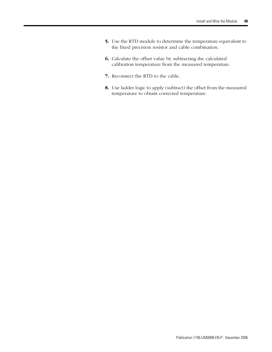 Rockwell Automation 1746-NR4 SLC RTD/Resistance Input Module User Manual User Manual | Page 49 / 148