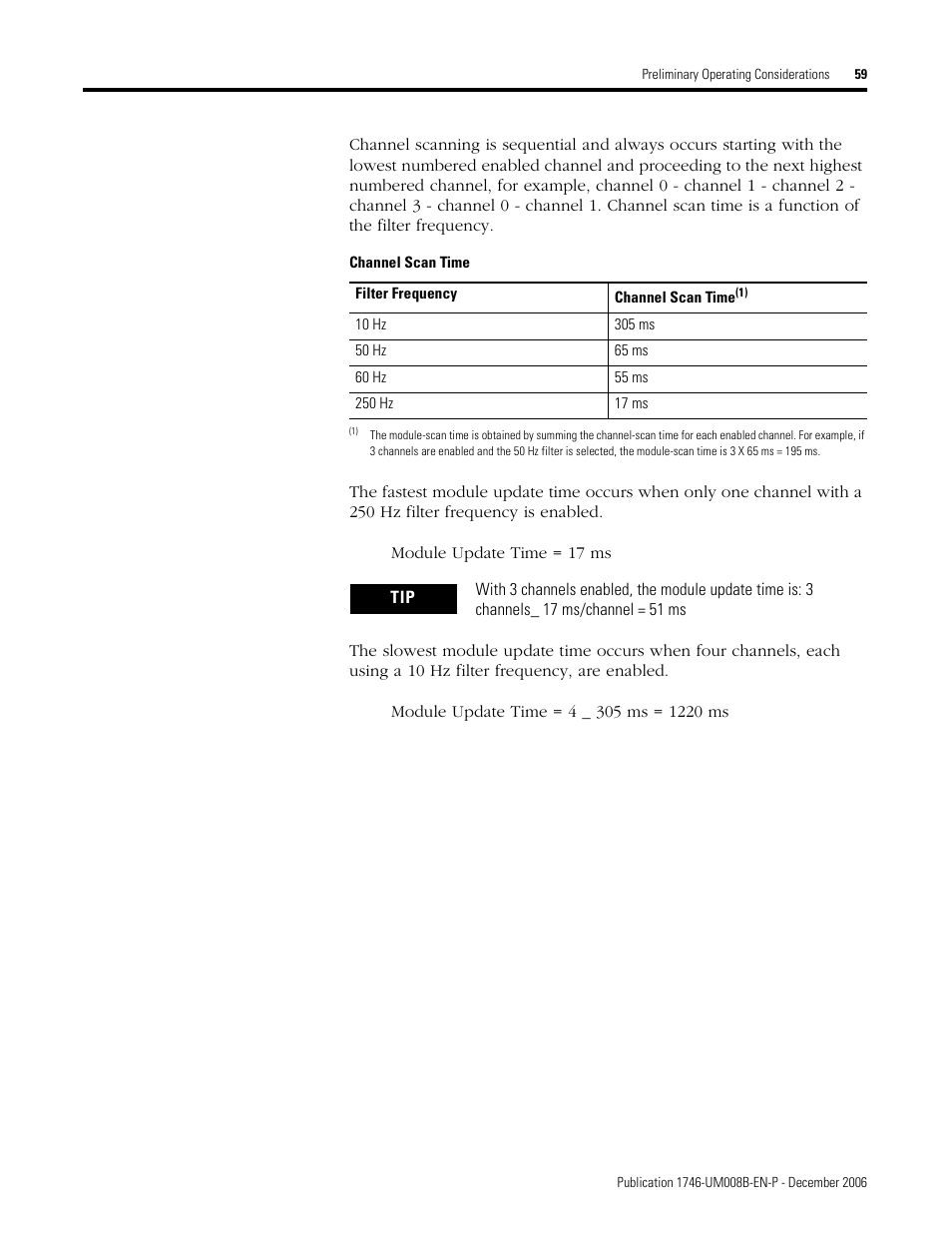 Rockwell Automation 1746-NR4 SLC RTD/Resistance Input Module User Manual User Manual | Page 59 / 148