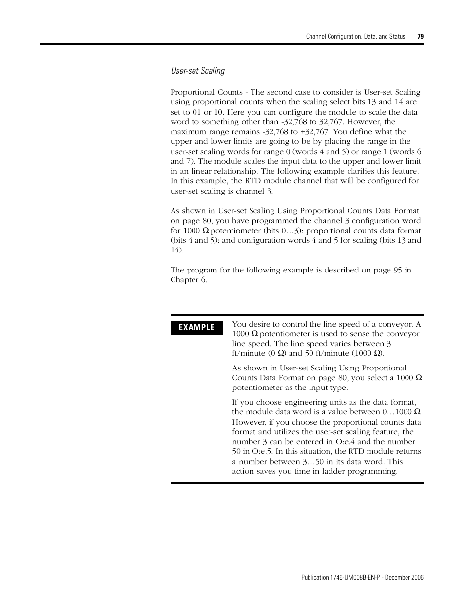 Rockwell Automation 1746-NR4 SLC RTD/Resistance Input Module User Manual User Manual | Page 79 / 148