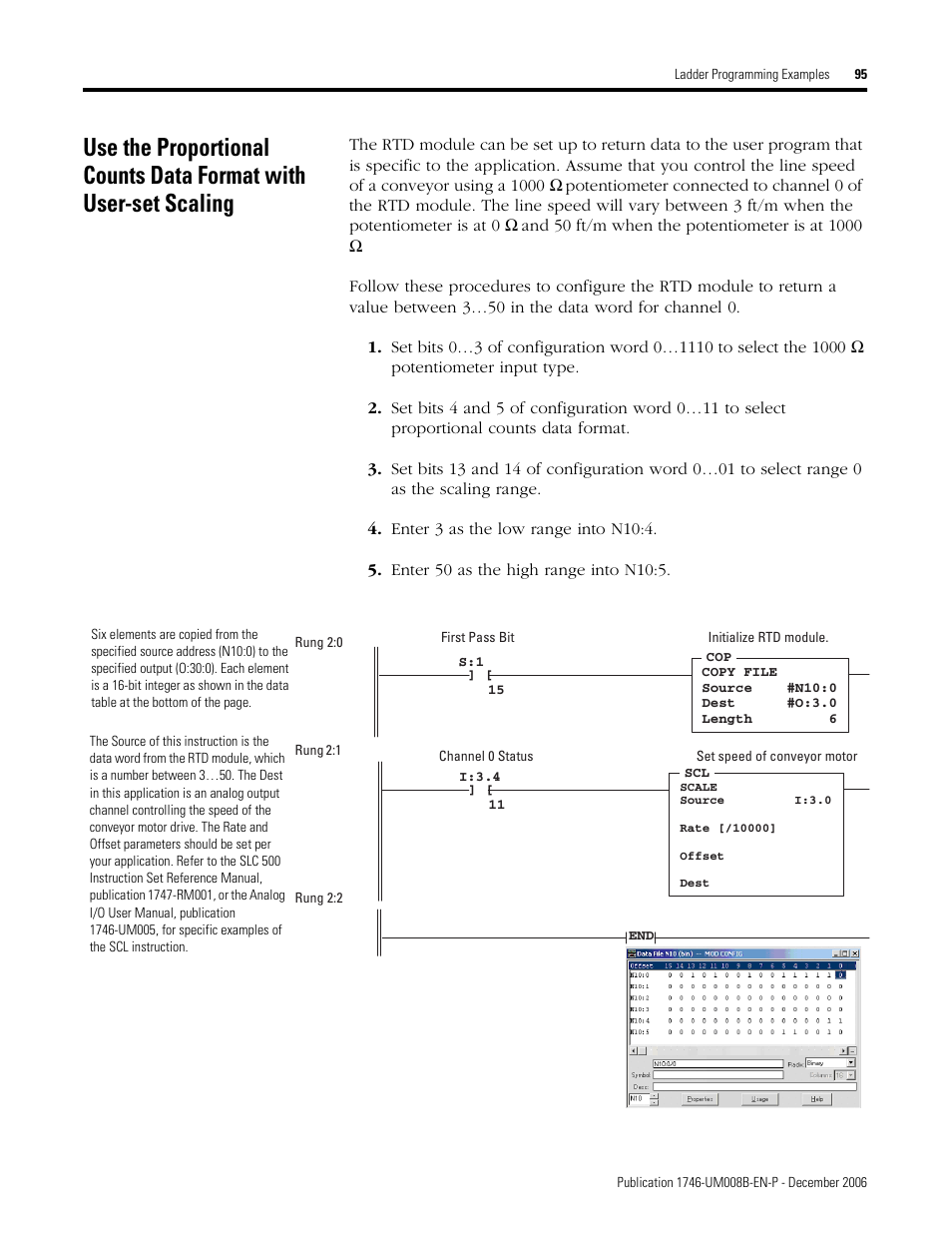 Rockwell Automation 1746-NR4 SLC RTD/Resistance Input Module User Manual User Manual | Page 95 / 148