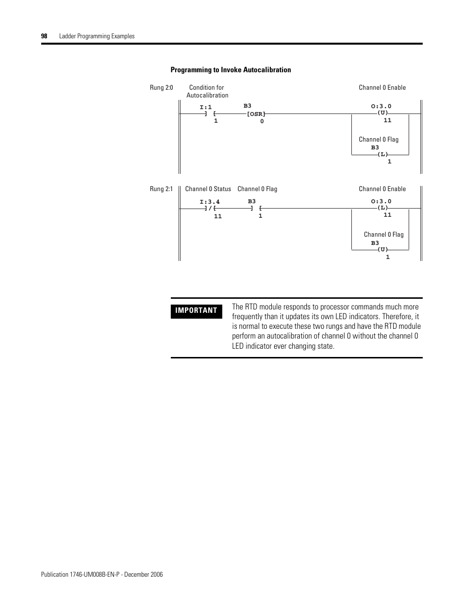 Rockwell Automation 1746-NR4 SLC RTD/Resistance Input Module User Manual User Manual | Page 98 / 148