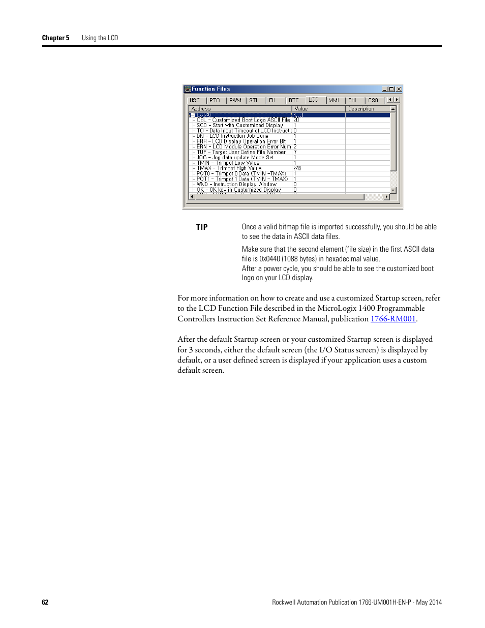 Rockwell Automation 1766-Lxxxx MicroLogix 1400 Programmable Controllers User Manual User Manual | Page 104 / 406