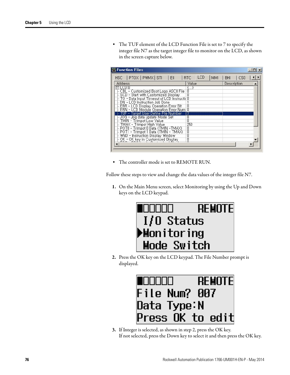 Rockwell Automation 1766-Lxxxx MicroLogix 1400 Programmable Controllers User Manual User Manual | Page 118 / 406