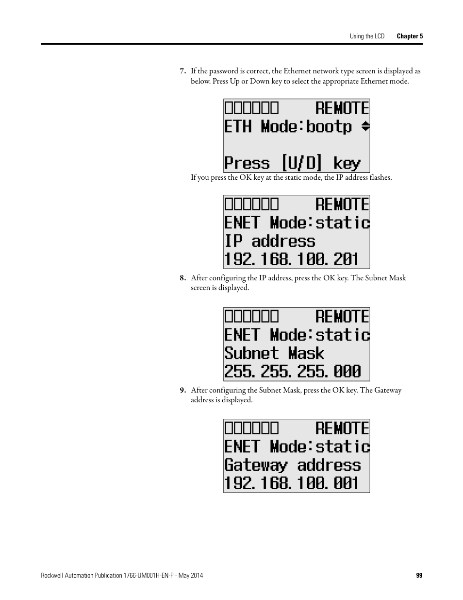 Rockwell Automation 1766-Lxxxx MicroLogix 1400 Programmable Controllers User Manual User Manual | Page 141 / 406