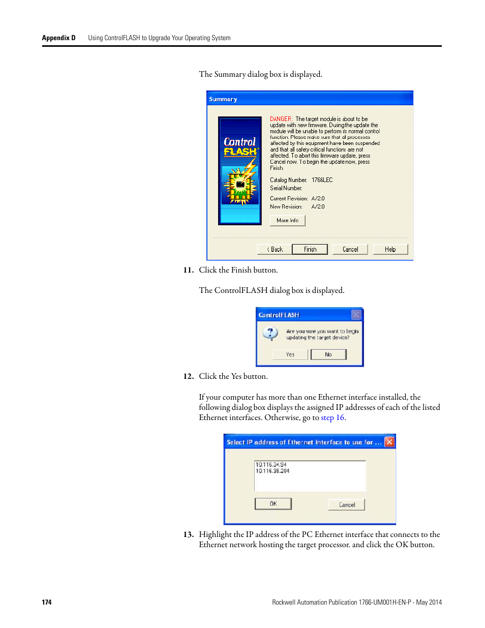 Rockwell Automation 1766-Lxxxx MicroLogix 1400 Programmable Controllers User Manual User Manual | Page 214 / 406