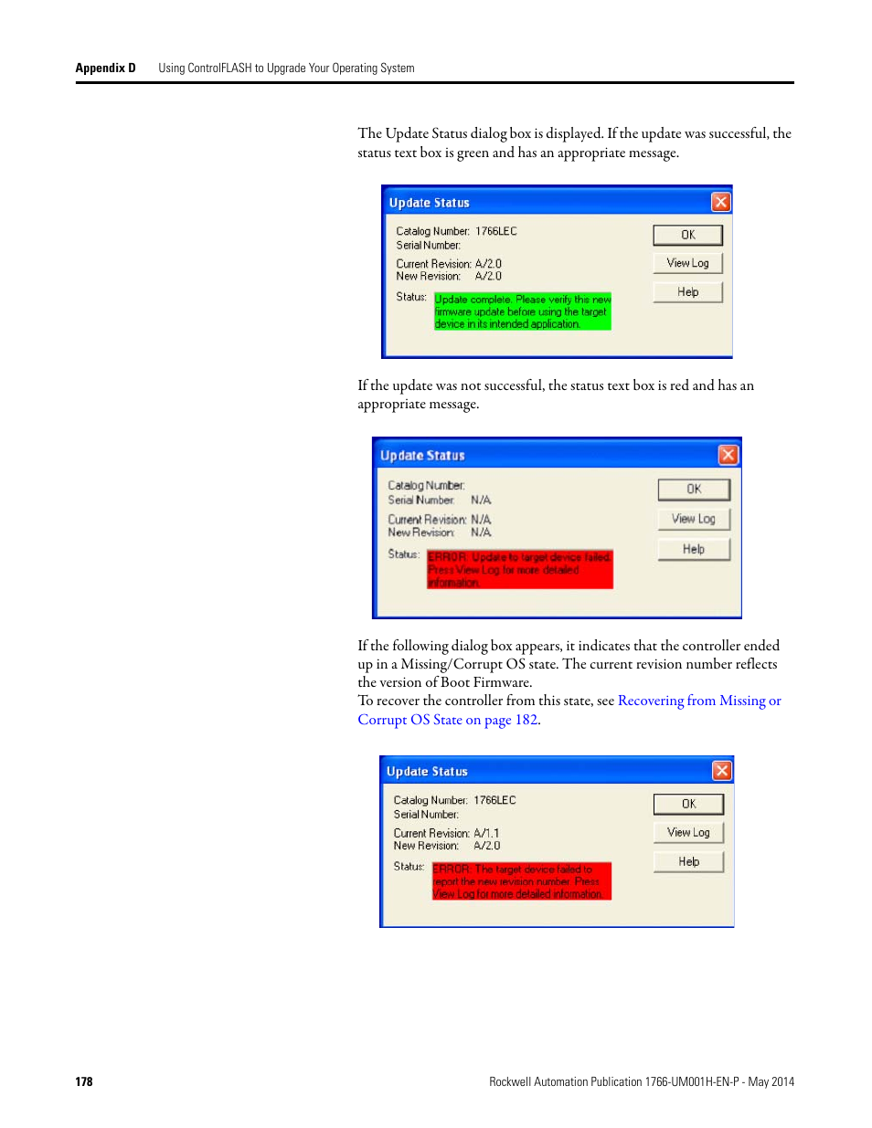 Rockwell Automation 1766-Lxxxx MicroLogix 1400 Programmable Controllers User Manual User Manual | Page 218 / 406