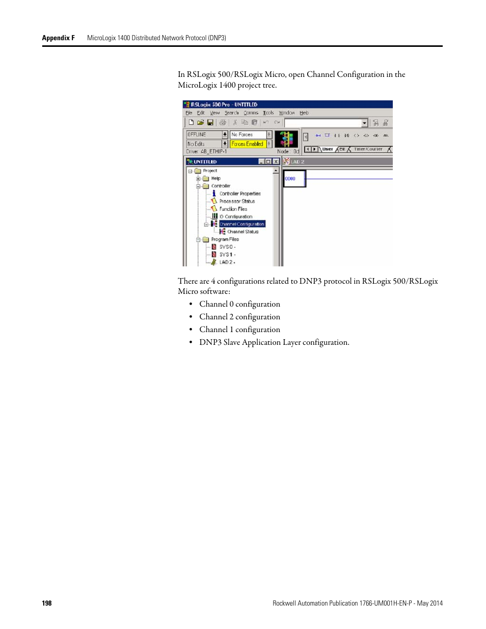 Rockwell Automation 1766-Lxxxx MicroLogix 1400 Programmable Controllers User Manual User Manual | Page 238 / 406