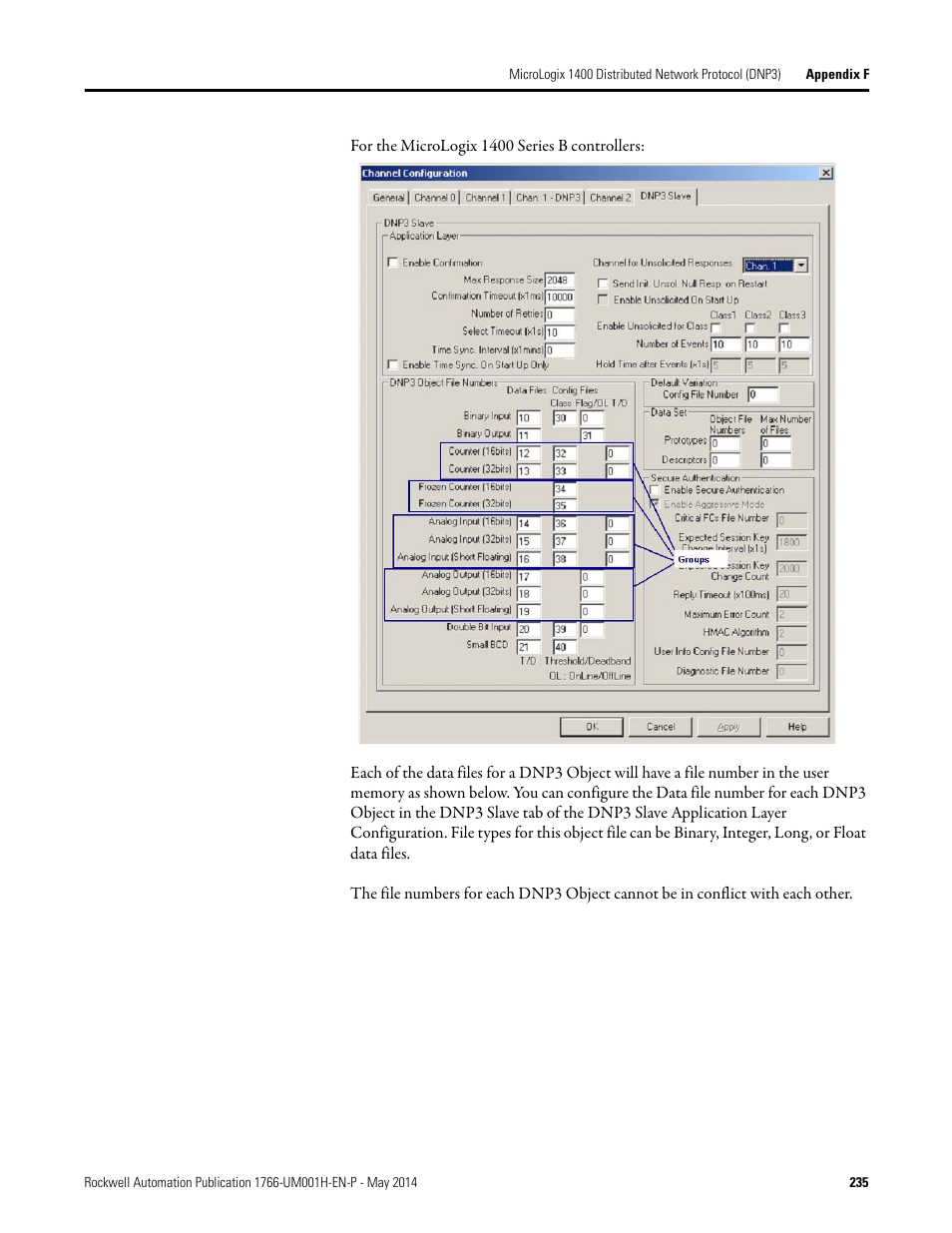 Rockwell Automation 1766-Lxxxx MicroLogix 1400 Programmable Controllers User Manual User Manual | Page 275 / 406