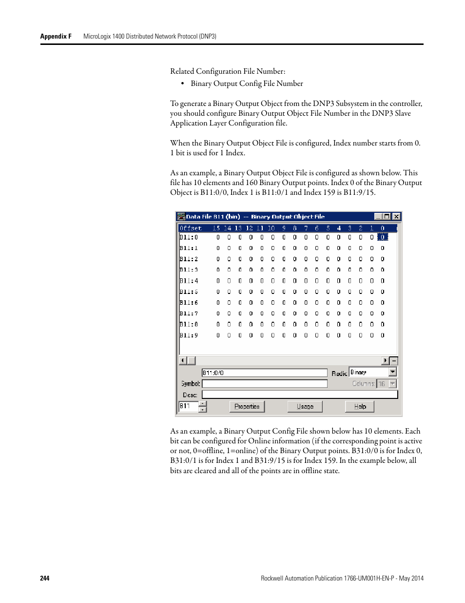 Rockwell Automation 1766-Lxxxx MicroLogix 1400 Programmable Controllers User Manual User Manual | Page 284 / 406