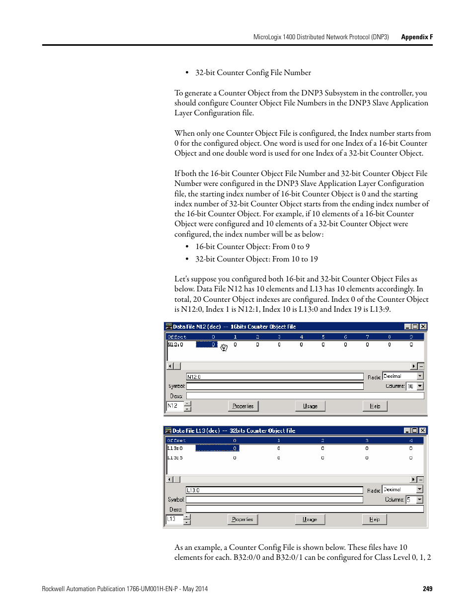 Rockwell Automation 1766-Lxxxx MicroLogix 1400 Programmable Controllers User Manual User Manual | Page 289 / 406