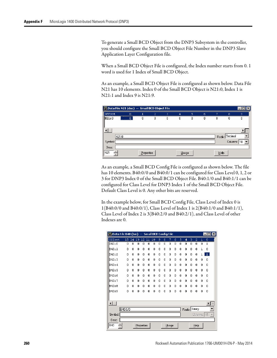 Rockwell Automation 1766-Lxxxx MicroLogix 1400 Programmable Controllers User Manual User Manual | Page 300 / 406