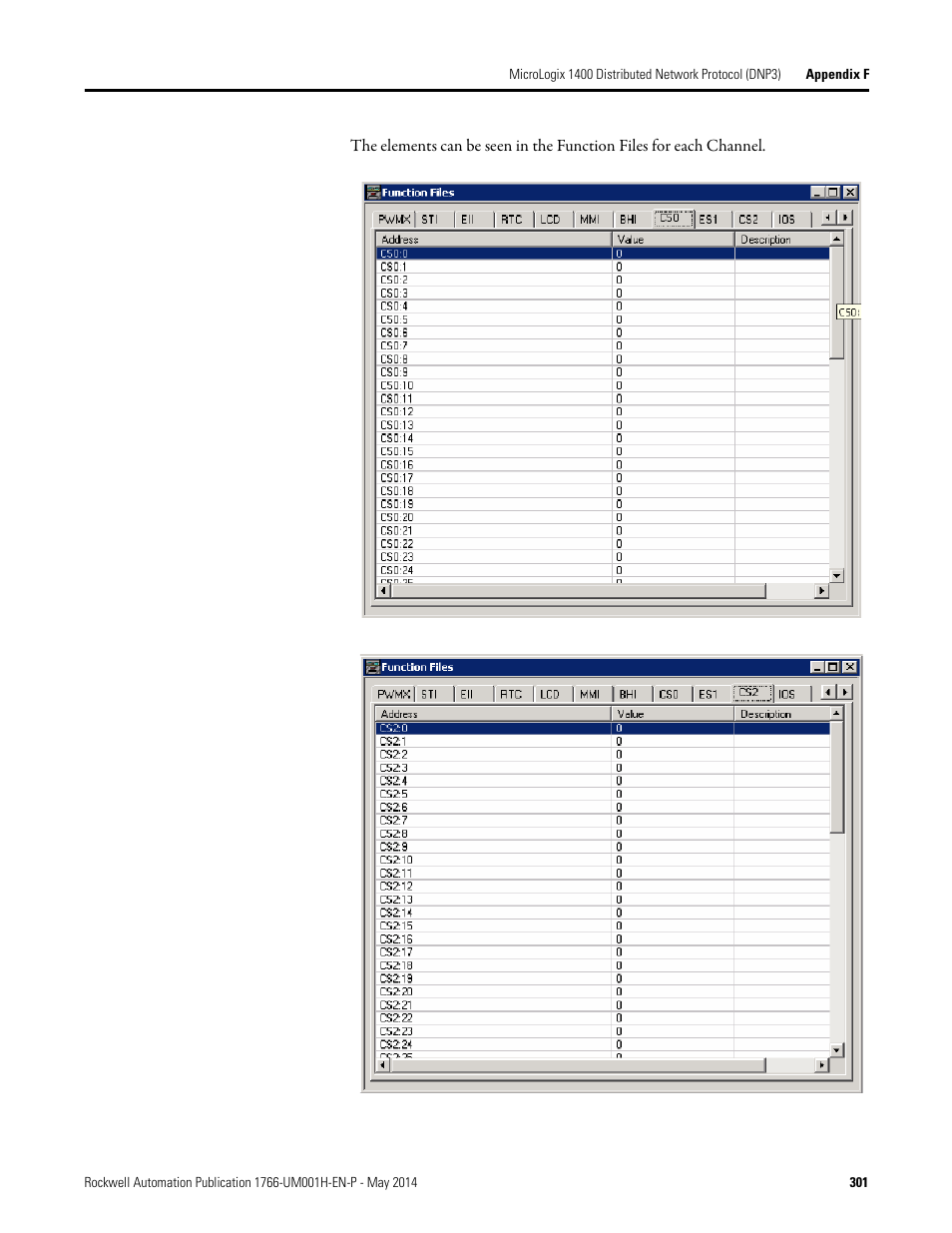 Rockwell Automation 1766-Lxxxx MicroLogix 1400 Programmable Controllers User Manual User Manual | Page 341 / 406