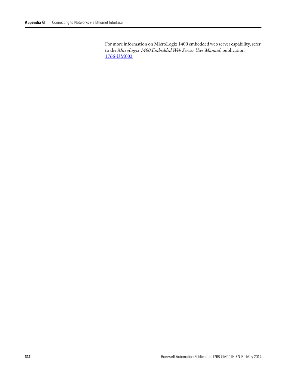 Rockwell Automation 1766-Lxxxx MicroLogix 1400 Programmable Controllers User Manual User Manual | Page 382 / 406