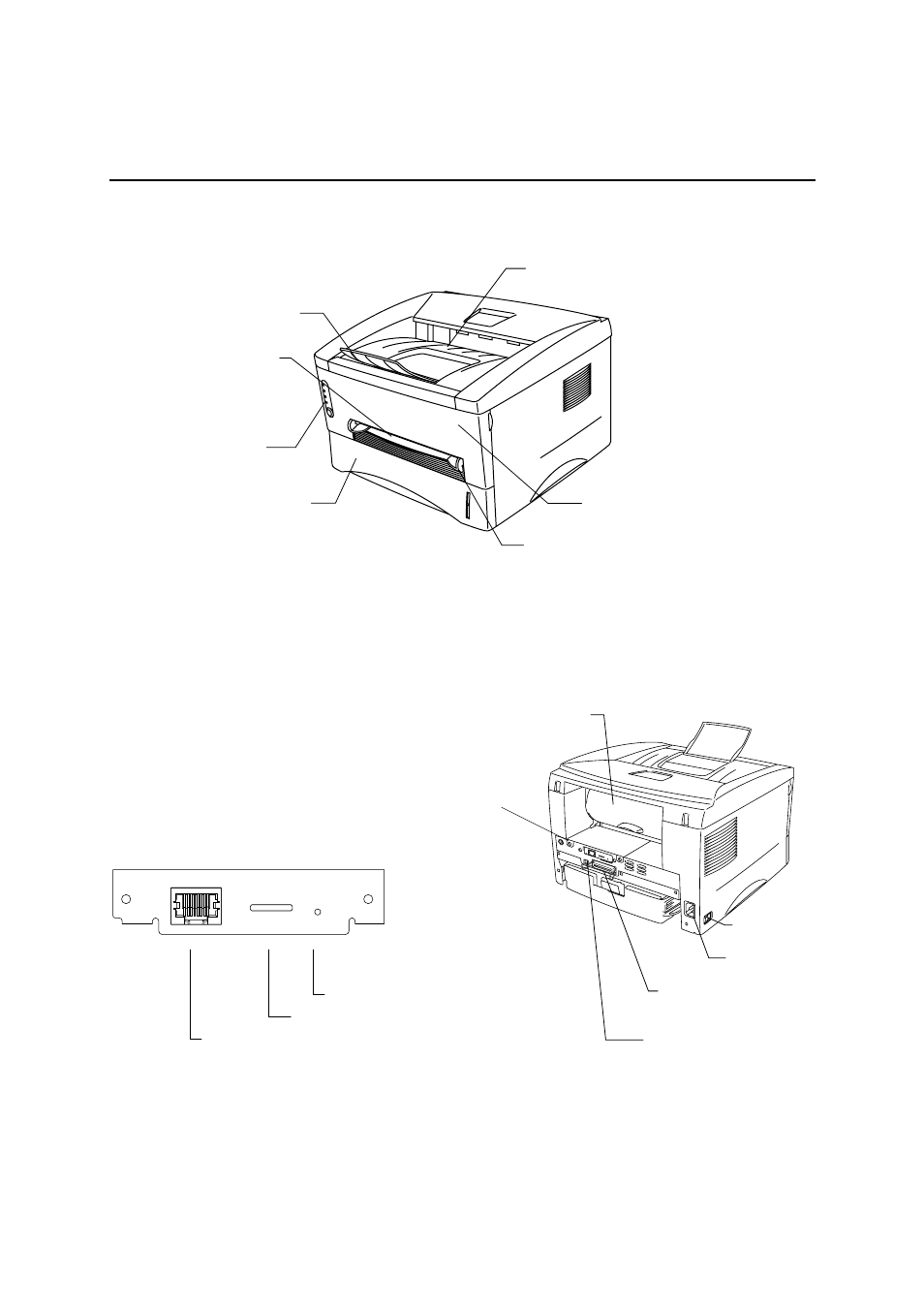 About your printer, About your printer -2 | Brother HL 1270N User Manual | Page 10 / 117