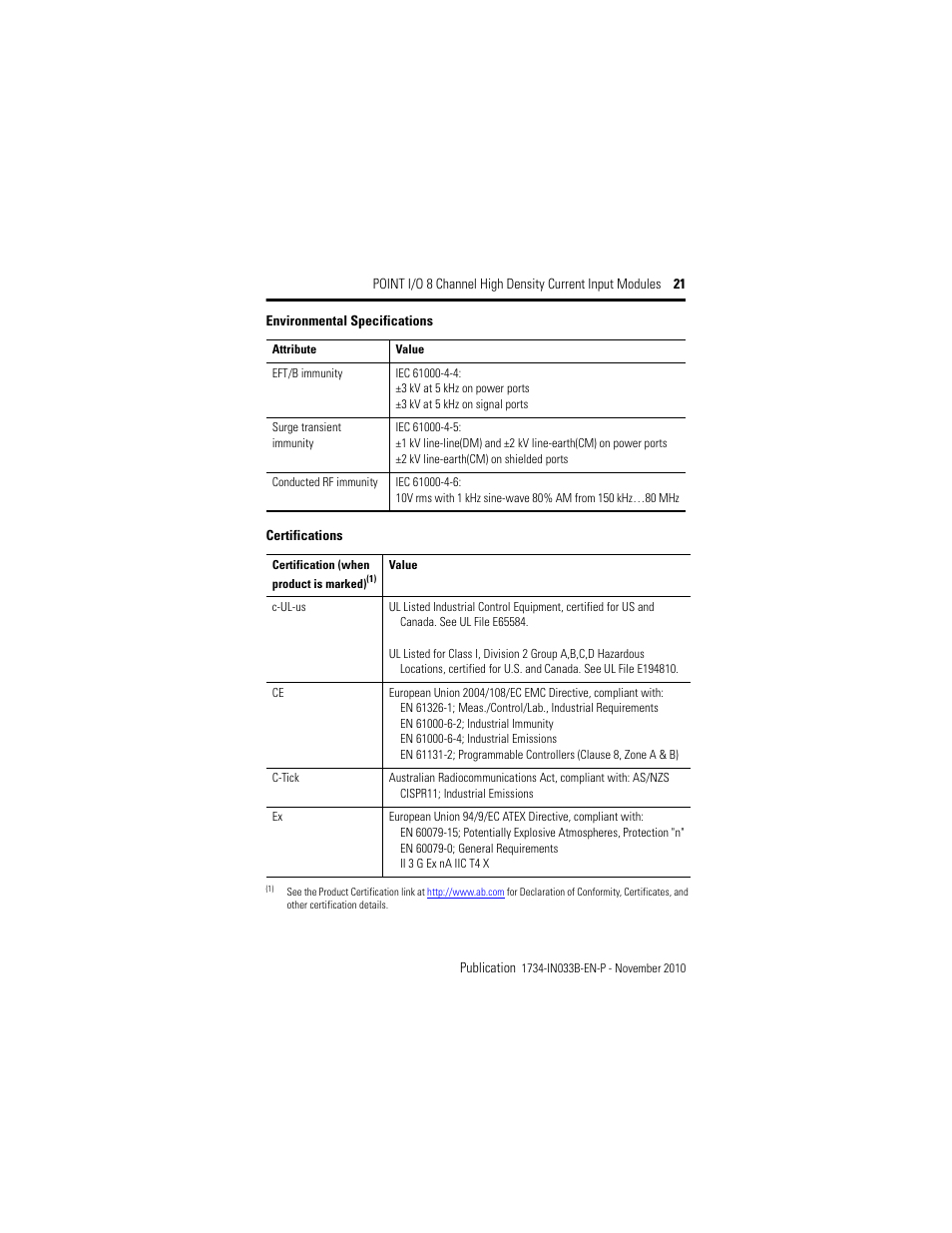 Rockwell Automation 1734-IE8C Installation Instructions User Manual | Page 21 / 24