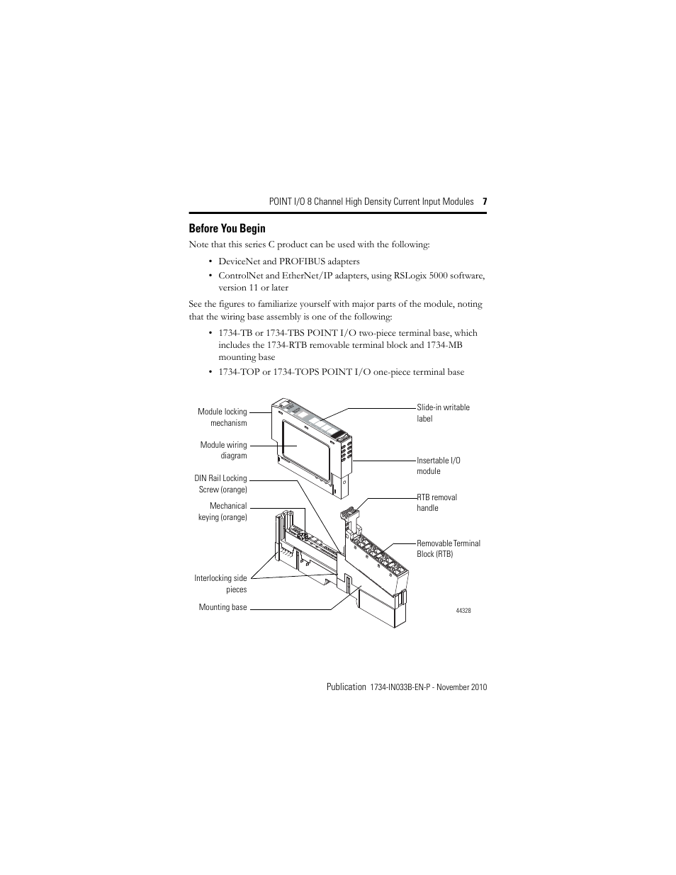 Before you begin | Rockwell Automation 1734-IE8C Installation Instructions User Manual | Page 7 / 24