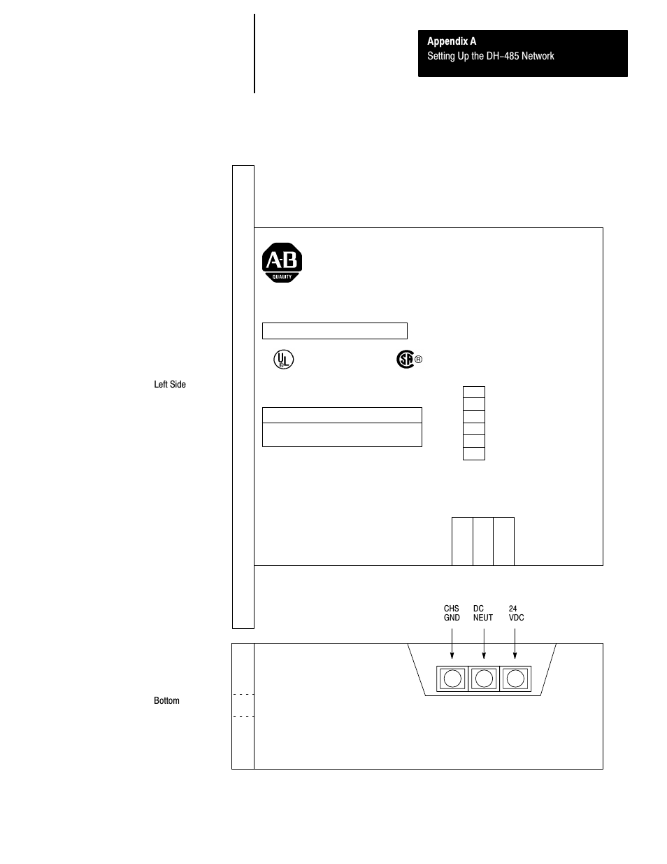Slc 500, Dh–485 link coupler | Rockwell Automation 1747-L40 SLC 500 Fixed Hardware Style User Manual | Page 120 / 223