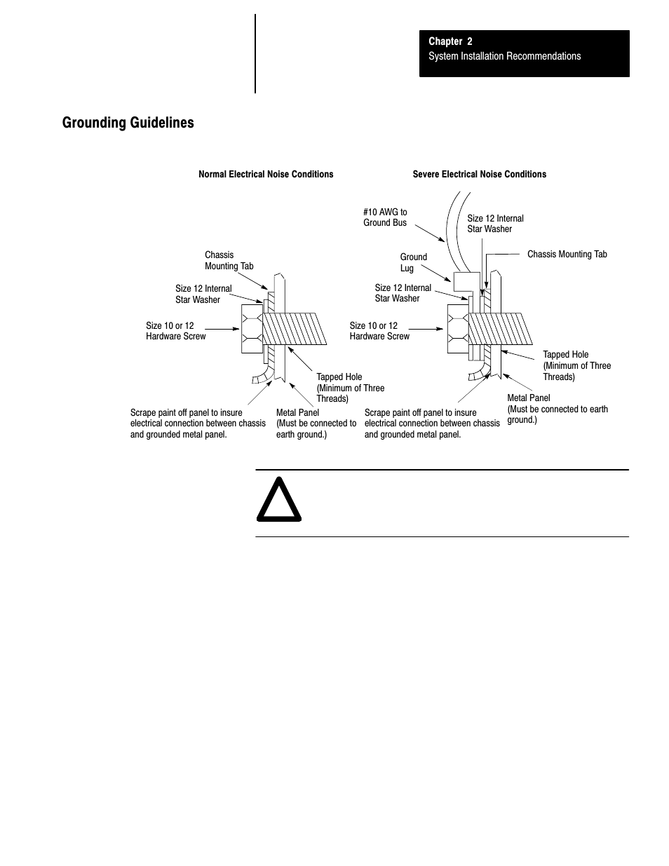 Grounding guidelines | Rockwell Automation 1747-L40 SLC 500 Fixed Hardware Style User Manual | Page 42 / 223