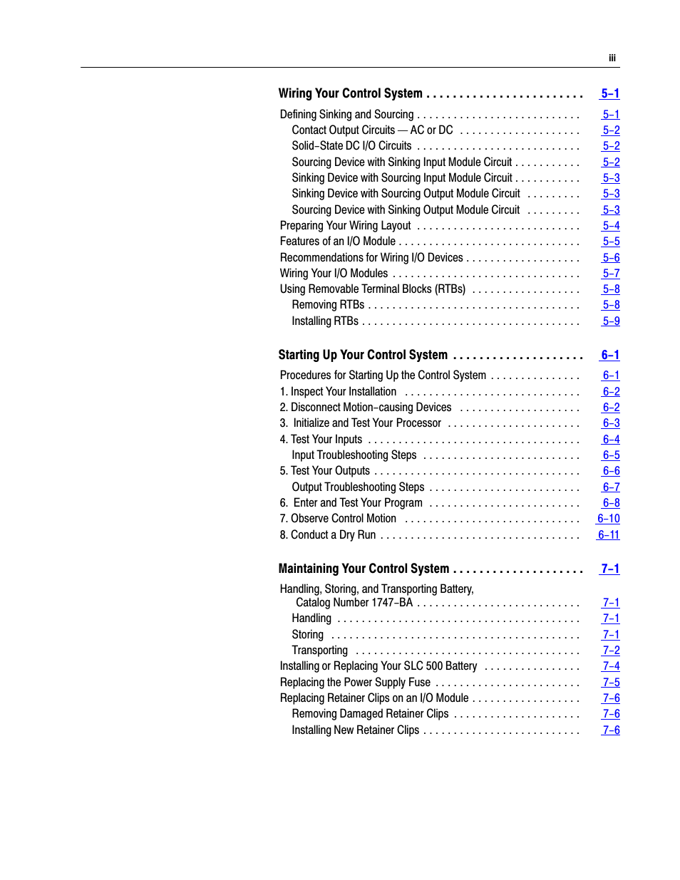 Rockwell Automation 1747-L40 SLC 500 Fixed Hardware Style User Manual | Page 8 / 223