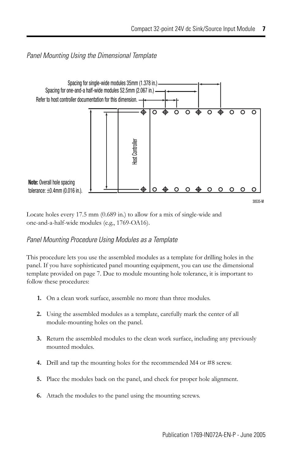 Rockwell Automation 1769-IQ32T Compact Module User Manual | Page 7 / 20