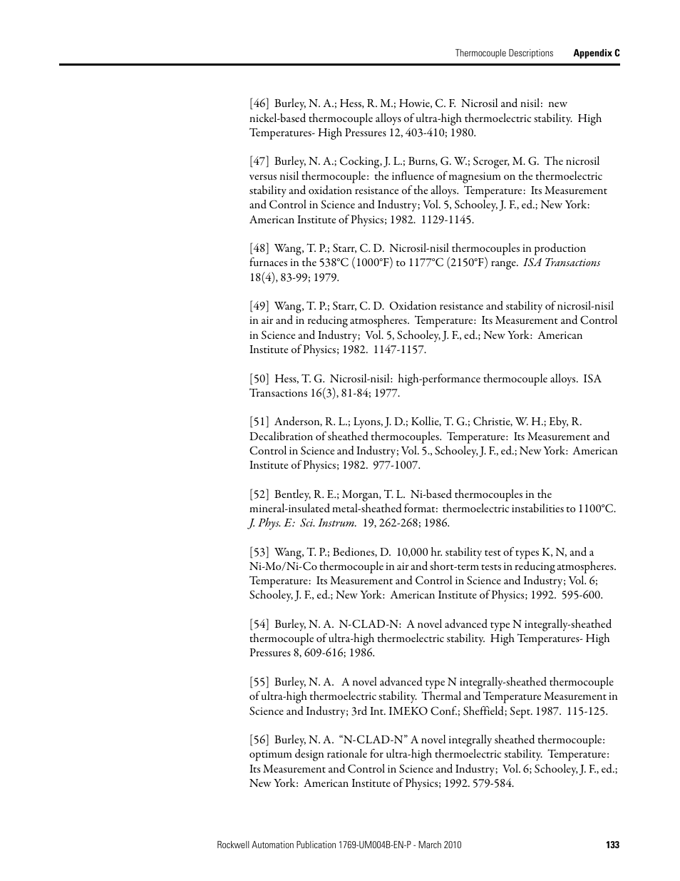 Rockwell Automation 1769-IT6 Compact I/O 1769-IT6 Thermocouple/mV Input Module User Manual | Page 133 / 168