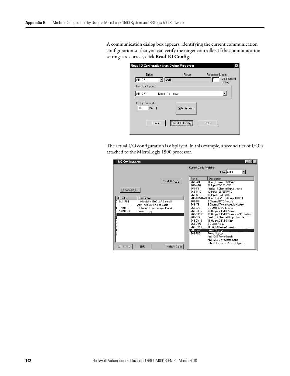 Rockwell Automation 1769-IT6 Compact I/O 1769-IT6 Thermocouple/mV Input Module User Manual | Page 142 / 168