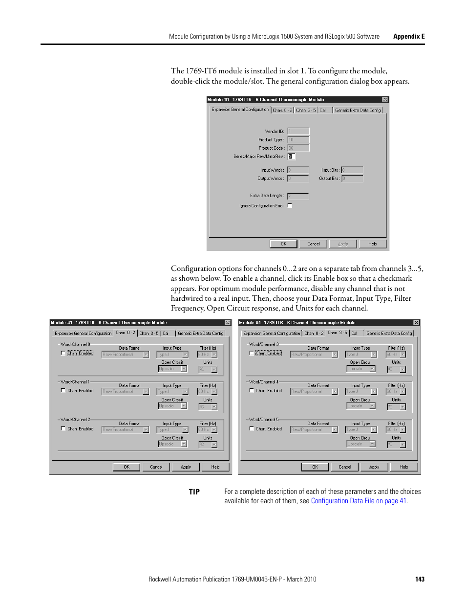 Rockwell Automation 1769-IT6 Compact I/O 1769-IT6 Thermocouple/mV Input Module User Manual | Page 143 / 168