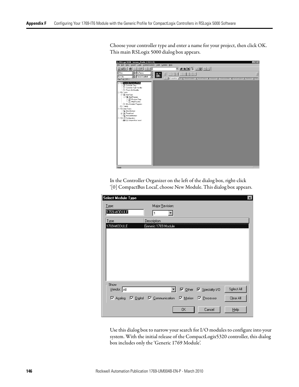 Rockwell Automation 1769-IT6 Compact I/O 1769-IT6 Thermocouple/mV Input Module User Manual | Page 146 / 168