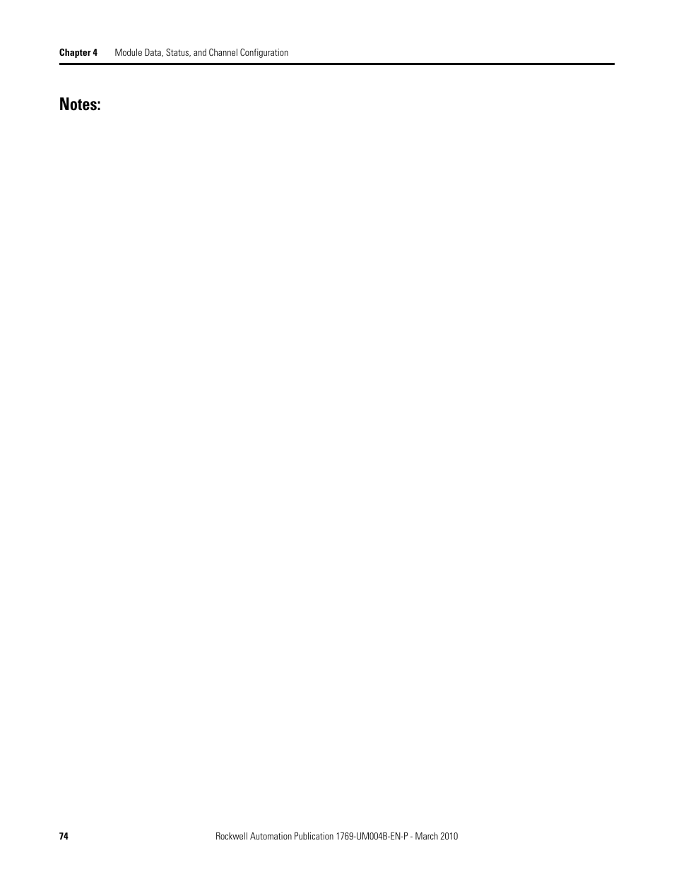 Rockwell Automation 1769-IT6 Compact I/O 1769-IT6 Thermocouple/mV Input Module User Manual | Page 74 / 168