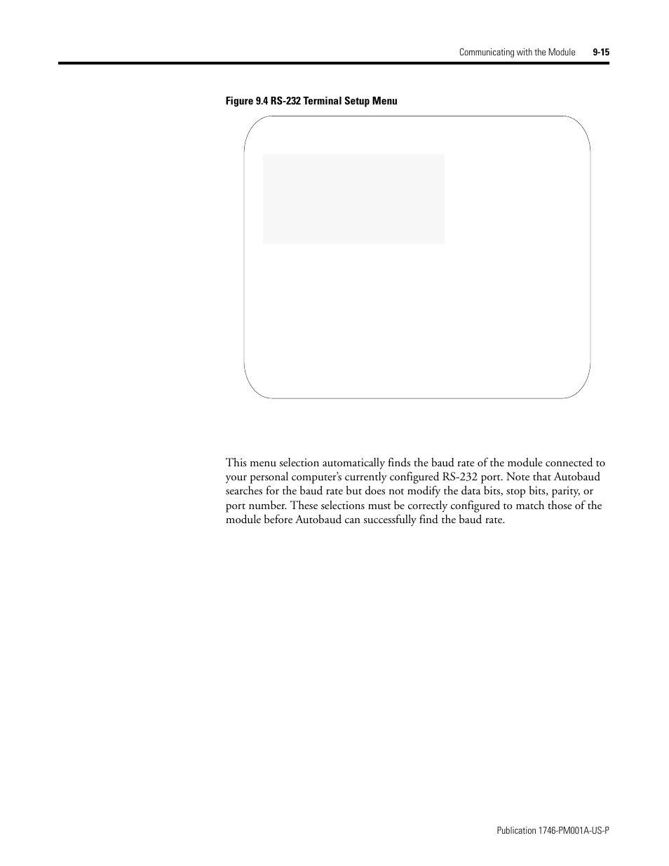 Autobaud -15 | Rockwell Automation 1747-PBASE BASIC Development Software Programming Manual User Manual | Page 115 / 144