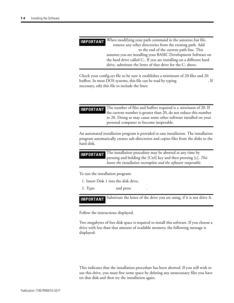 Rockwell Automation 1747-PBASE BASIC Development Software Programming Manual User Manual | Page 18 / 144