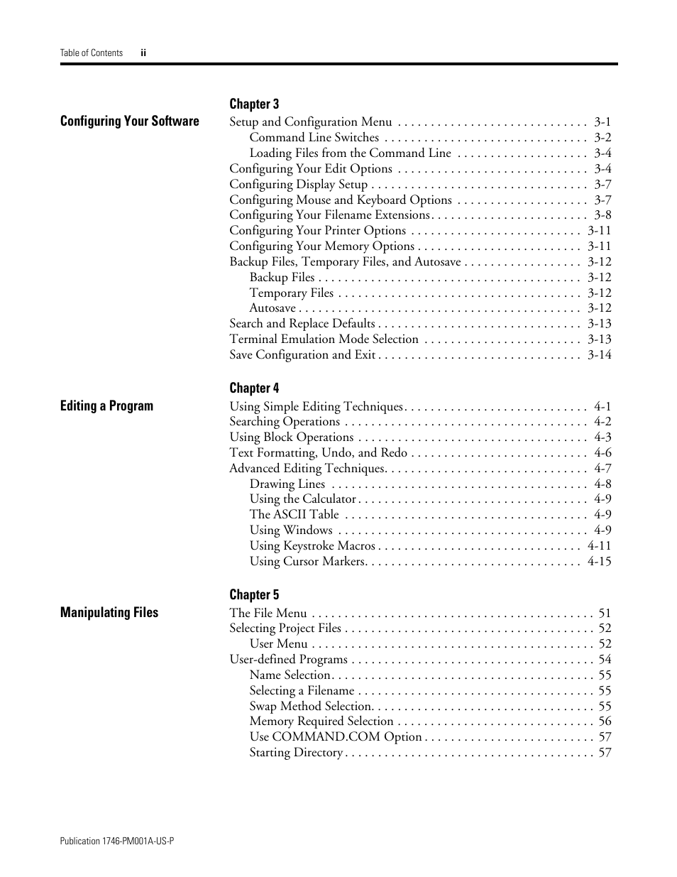 Rockwell Automation 1747-PBASE BASIC Development Software Programming Manual User Manual | Page 4 / 144