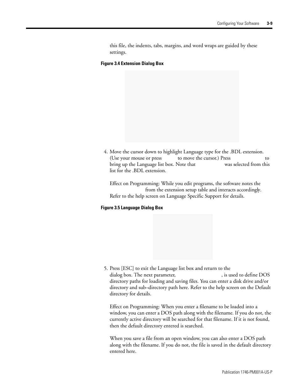 Dialog box. the next parameter | Rockwell Automation 1747-PBASE BASIC Development Software Programming Manual User Manual | Page 43 / 144