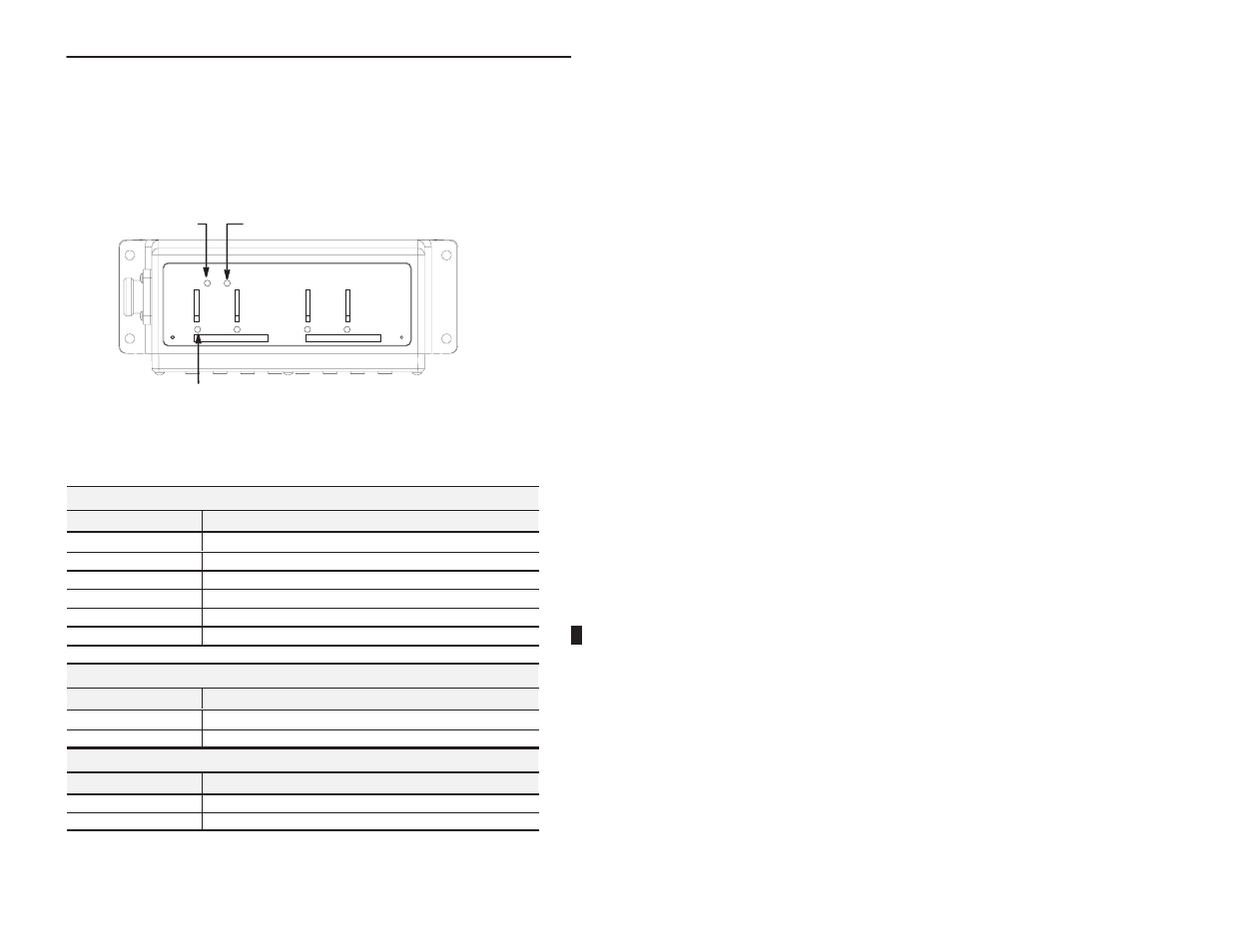 Troubleshoot with the indicators, Mod/net status indicator, Input fault indicator | Individual i/o status indicators | Rockwell Automation 1792-IB4/B INSTL.INST ARMORBLOCK 4 INPUT User Manual | Page 33 / 36