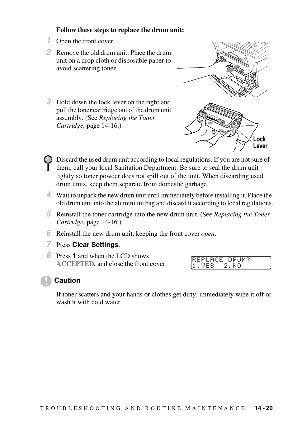 Brother DCP-1400 User Manual | Page 129 / 147