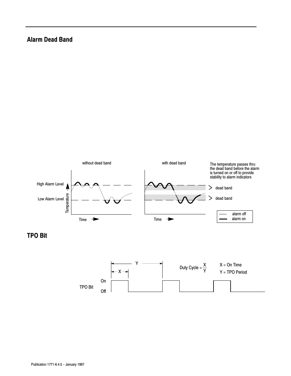 Alarm dead band tpo bit | Rockwell Automation 1771-TCM TEMPERATURE CONTROL User Manual | Page 41 / 67