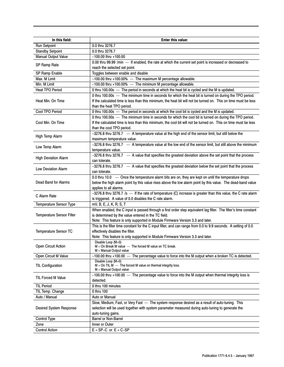 Rockwell Automation 1771-TCM TEMPERATURE CONTROL User Manual | Page 44 / 67