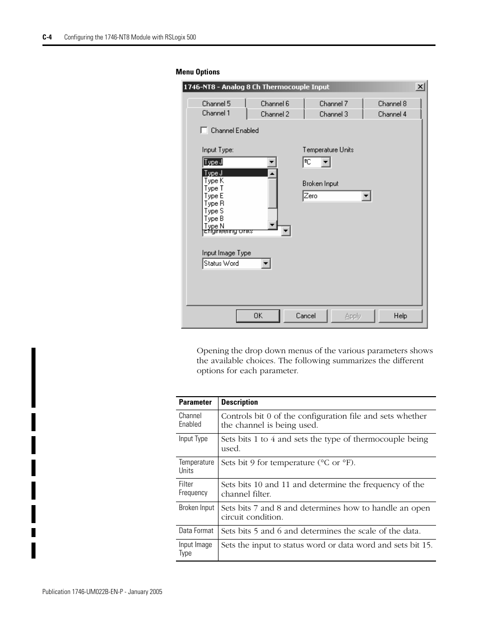 Rockwell Automation 1746-NT8 SLC 500 Thermocouple/mV Analog Input Module User Manual User Manual | Page 100 / 110