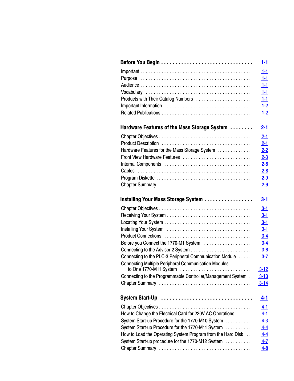 Rockwell Automation 1770-M12 Mass Storage Systems User Manual | Page 2 / 75
