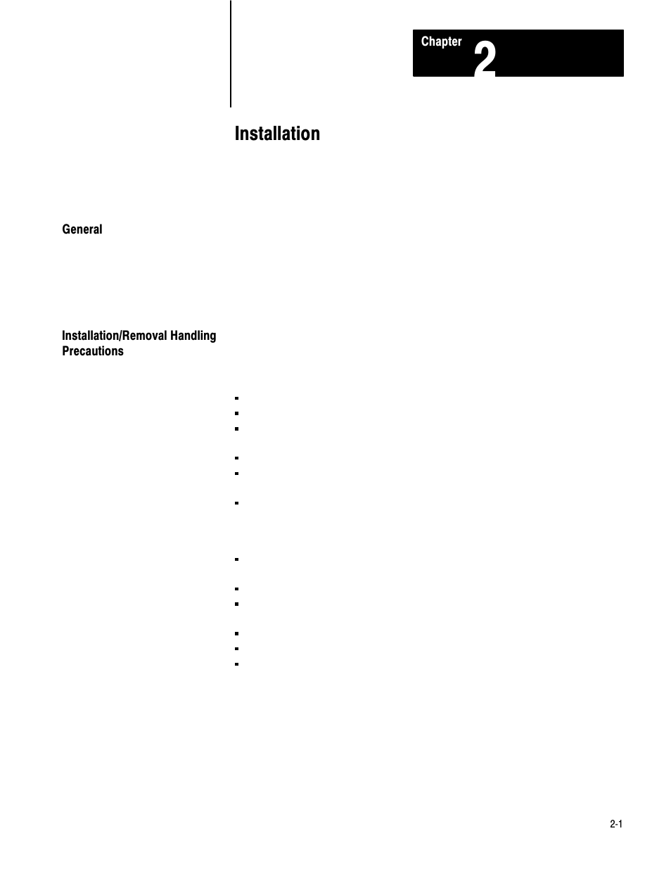 1772-6.5.1, 2 - installation, Installation | Rockwell Automation 1772-AF1,D17726.5.1 User Manual MINI-PLC-2/15 User Manual | Page 5 / 50