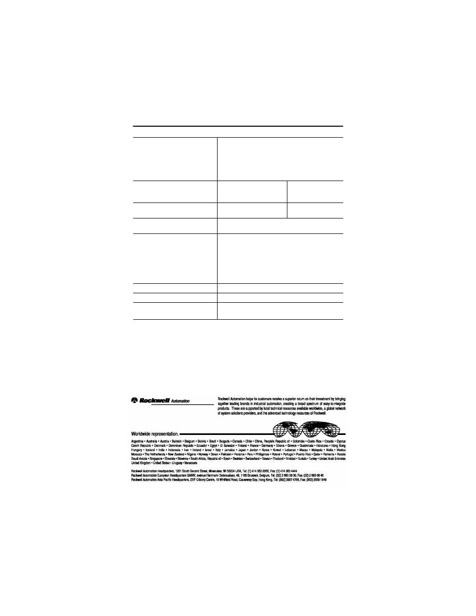 Back cover | Rockwell Automation 1792D-2B2LP INSTL INSTR ARMORBLOCK LP2 User Manual | Page 8 / 8