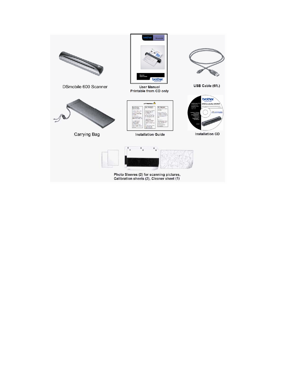 Brother DsMobile 600 User Manual | Page 4 / 42