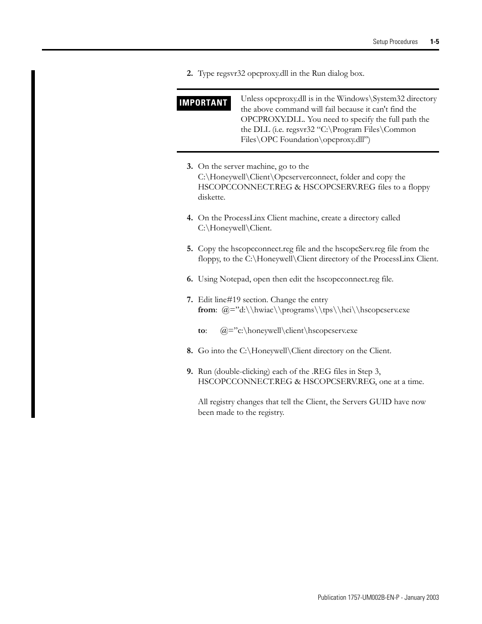 Rockwell Automation 1757-PROCESSLINX ProcessLinx OPC Server to Server Software User Manual User Manual | Page 13 / 70